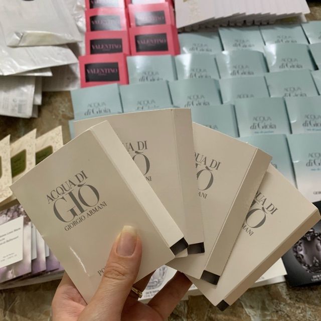 Nước hoa Giorgio Armani Acqua Di Gio Pour Homme￼￼￼￼￼￼￼123 Vial mẫu thử (bill Mỹ)