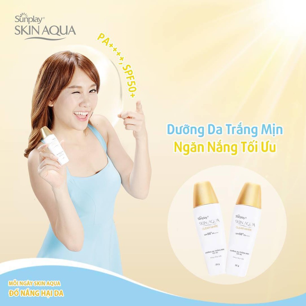 Kem chống nắng Sunplay Skin Aqua Clear White SPF 50+ PA++++