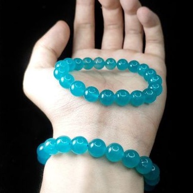 Vòng Tay Amazonite - Thiên Hà - Đá Tự Nhiên Cao Cấp - Phù Hợp Mệnh Thủy Và Mộc