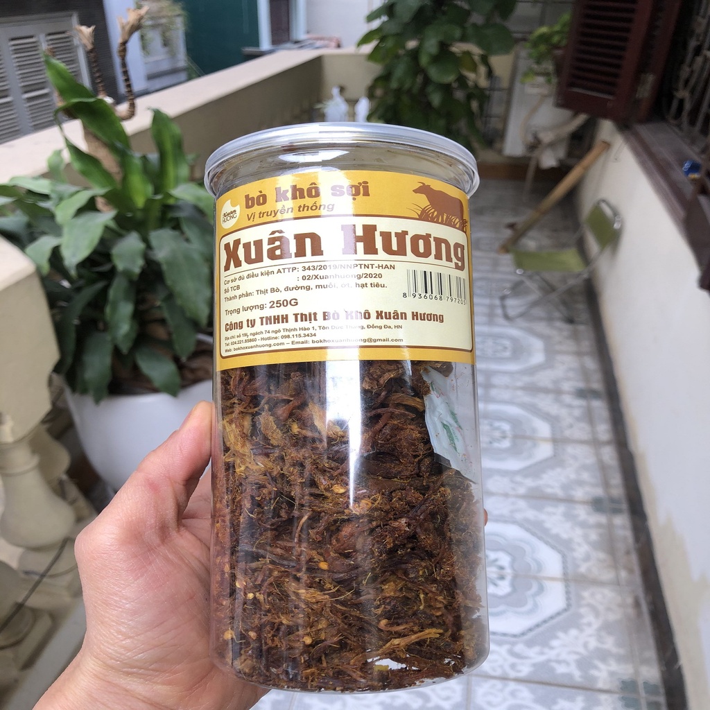 Khô bò khô sợi loại 1, thịt bò khô xé sợi vị truyền thống Xuân Hương siêu ngon 250g | BigBuy360 - bigbuy360.vn