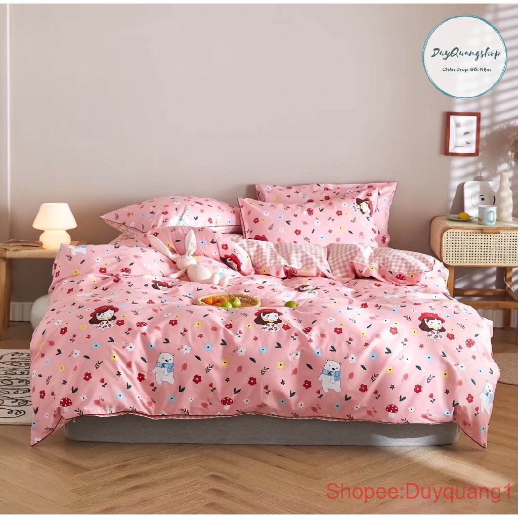 Cotton Poly Nhập Khẩu - Em Bé Hồng SP001069