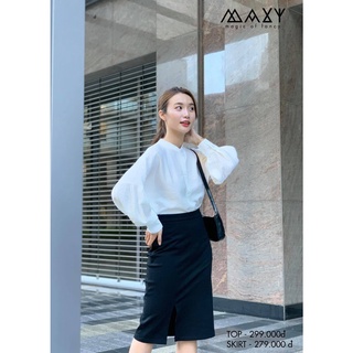 Chân váy bút chì xẻ một bên pencil skirt Maxy Workshop