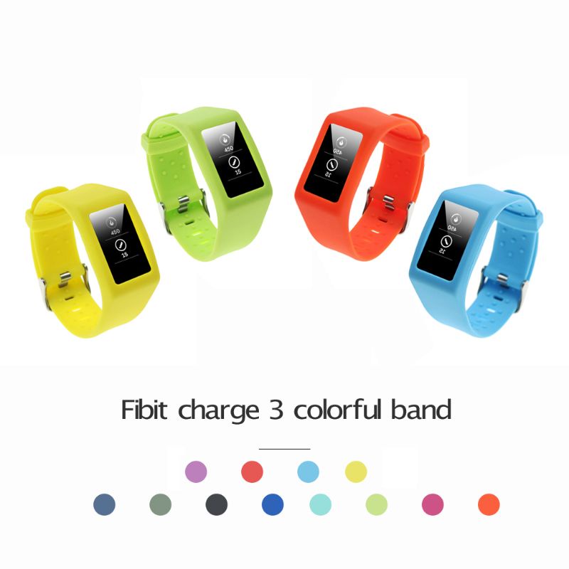 Dây Đeo Thay Thế Cho Đồng Hồ Thông Minh Charge 3 Phong Cách Thể Thao