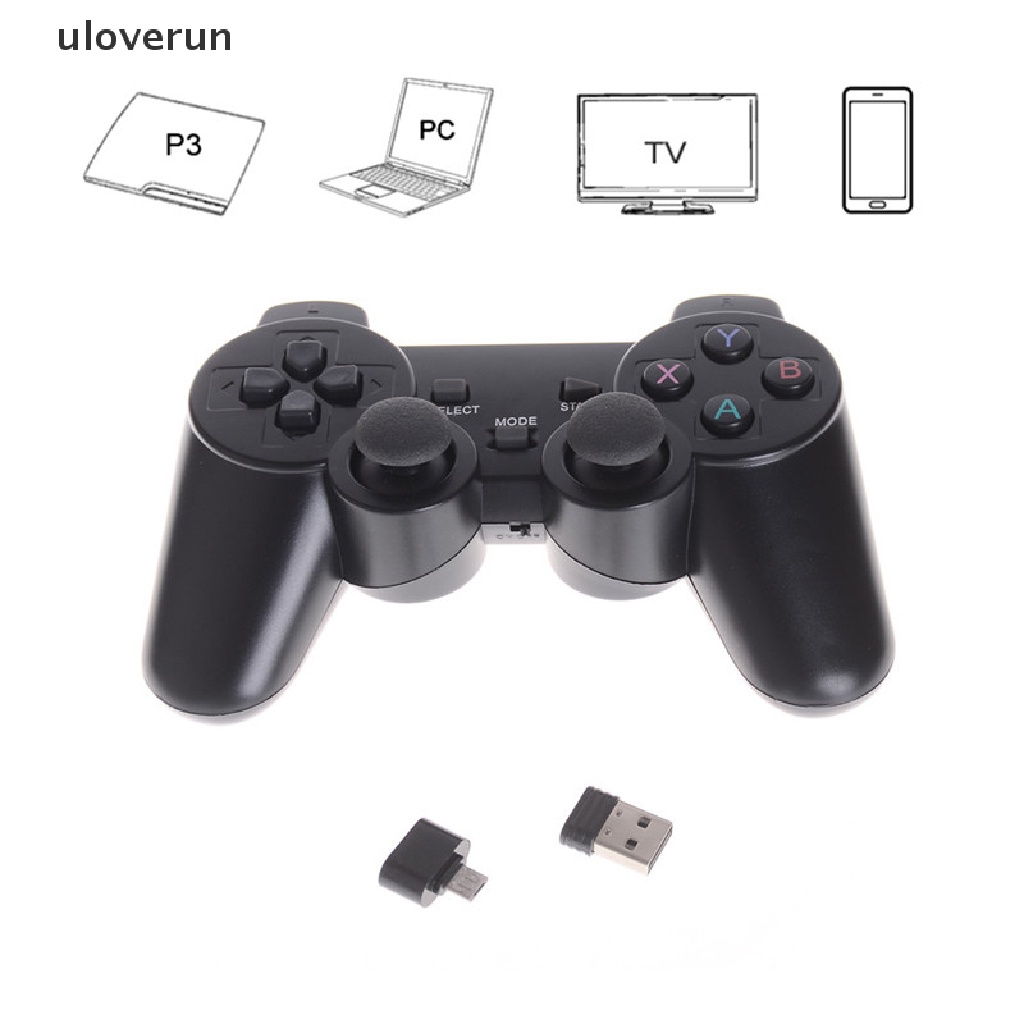 Tay Cầm Điều Khiển Chơi Game Không Dây 2.4GHz Cho PS3 PC TV Box