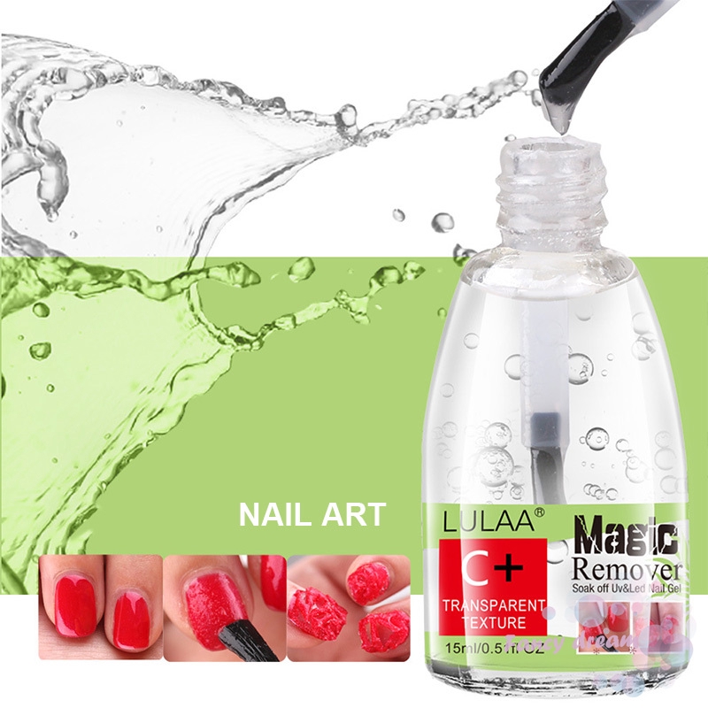 Dung dịch tẩy sơn móng tay UV Gel 15ml nhanh chóng tiện lợi