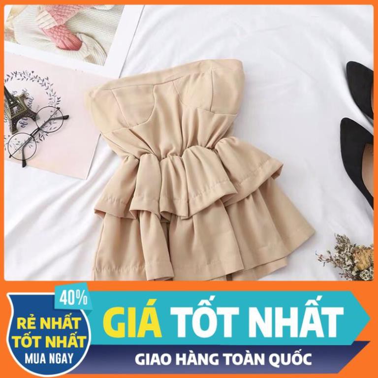 HOTHOT SIÊU ĐẸP HÀNG QUẢNG CHAU ODER áo peplum bèo xếp tầng cúp ngực crotop nhún eo quảng châu HÀNG HOT