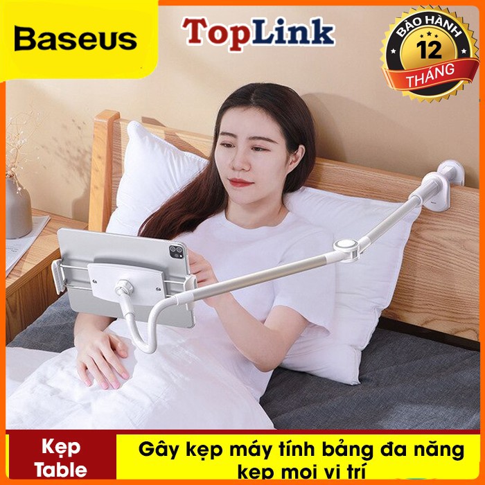 Giá Đỡ Điện Thoại Kẹp Để Giường Baseus Tay Cầm Dài Linh Hoạt Dễ Dàng Sử Dụng - TopLink