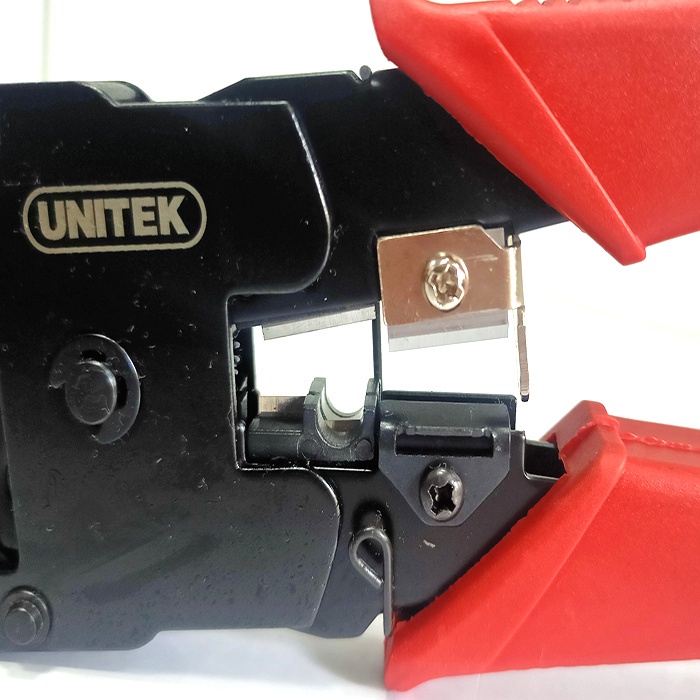 Kìm bấm mạng đa năng Unitek OT37RD (Cat5/Cat6 RJ45+RJ11) - Hàng CHính HÃng 12 Tháng