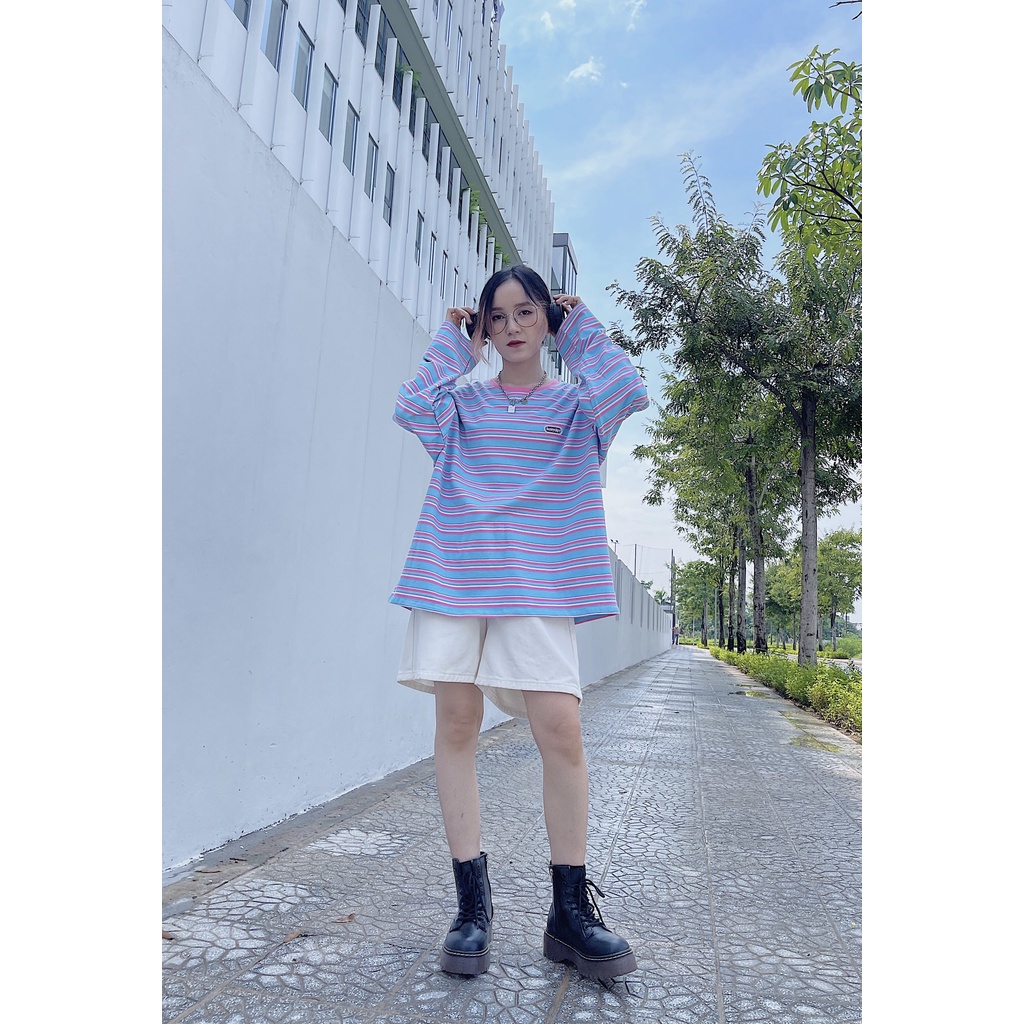 Áo nỉ nam nữ kẻ ngang MINION CLOTHING oversize Unisex form rộng sweater Ulzzang Streetwear Hàn Quốc chất da cá A3037 | BigBuy360 - bigbuy360.vn
