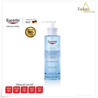 Sữa Rửa Mặt Eucerin Dermato Clean Gel Dành Cho Da Nhạy Cảm 200ml