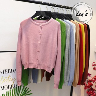 Áo Khoác Len Cổ Tròn Len Sợi 230 Nàng Len