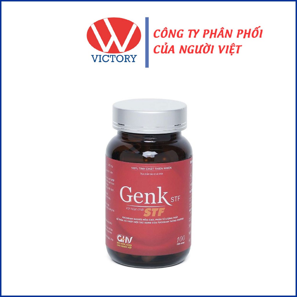 Genk STF - Hộp 100 Viên - Phòng Ngừa Và Hỗ Trợ Điều Trị Ung thư