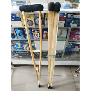 Nạng gỗ có đệm