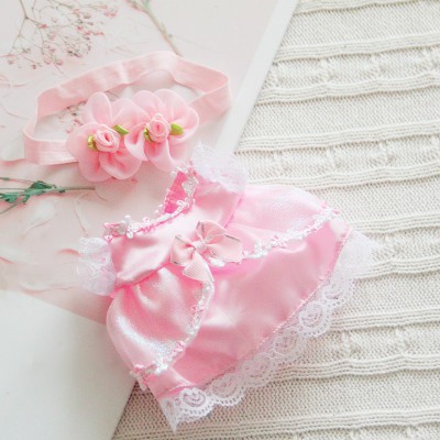 Outfit doll - Váy hồng công chúa 20cm