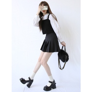 Giày Cao Gót Da Mũi Vuông 9cm FT2618