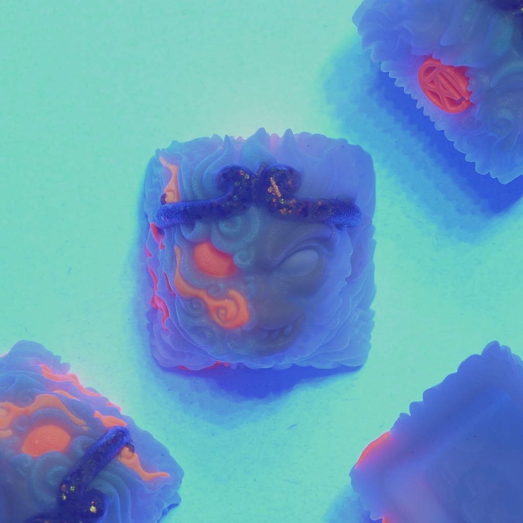 Nút bàn phím cơ Wukong White Flamer