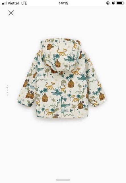 Áo gió Zara bé trai