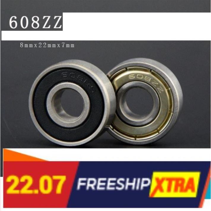 Vòng bi 608z kích thước 8x22x7mm