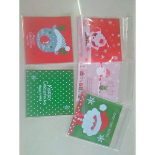 100c túi bánh quy mẫu Noel xinh (10x10cm)