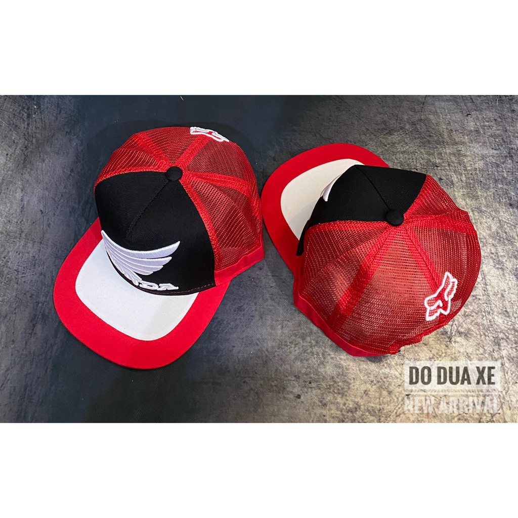 Nón_mũ kết Honda Racing_đua xe