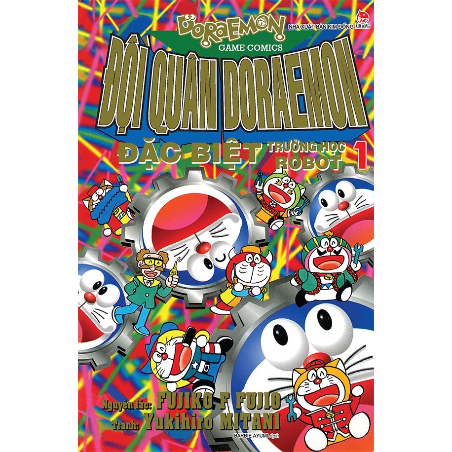 Truyện tranh Đội quân Doraemon Lẻ tập - Đội quân 6 tập + Đội quân đặc biệt 12 tập + trường học Robot 3 tập NXB Kim Đồng