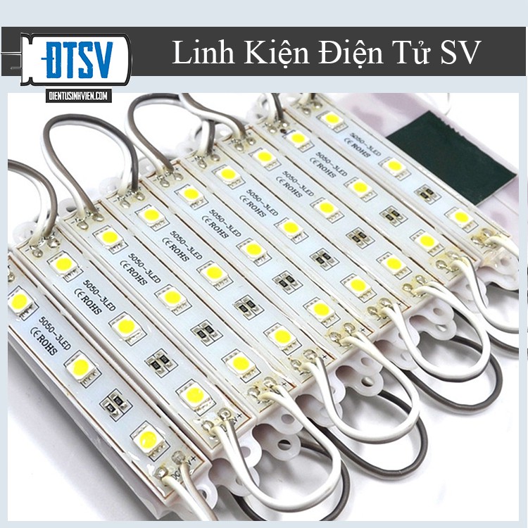 Led hắt sáng dùng trong biển quảng cáo (Led 5054 12V - 3 Bóng Siêu Sáng)