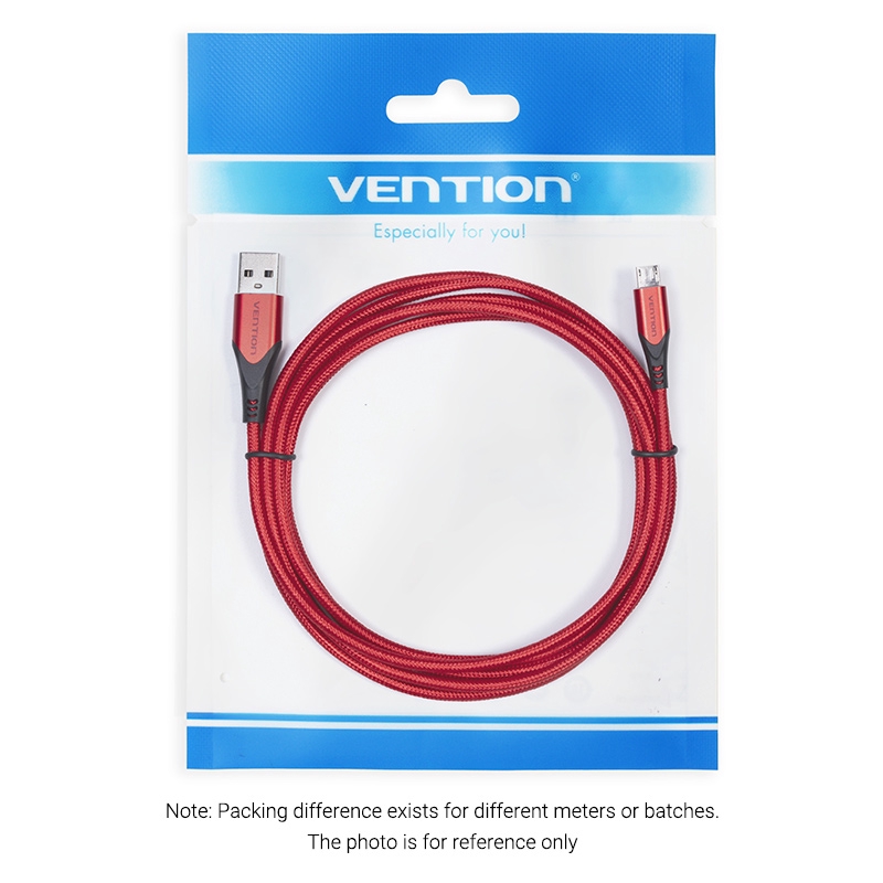 Cáp Sạc VENTION Đầu Cắm Micro USB Dài 1M Cho Điện Thoại Android