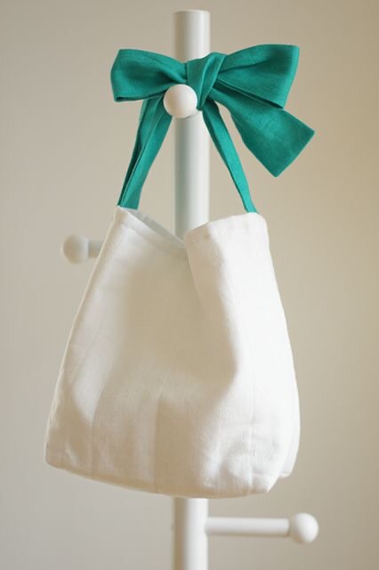 Túi canvas quai nơ