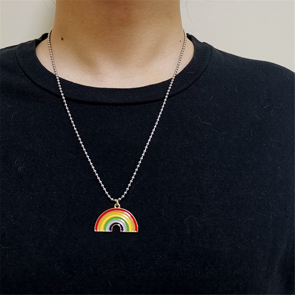 [Mã FASHIONCB231 hoàn tối đa 30K xu đơn 99K] Dây Chuyền Choker Mặt Cầu Vồng Phong Cách Hàn Quốc Cho Nữ | BigBuy360 - bigbuy360.vn