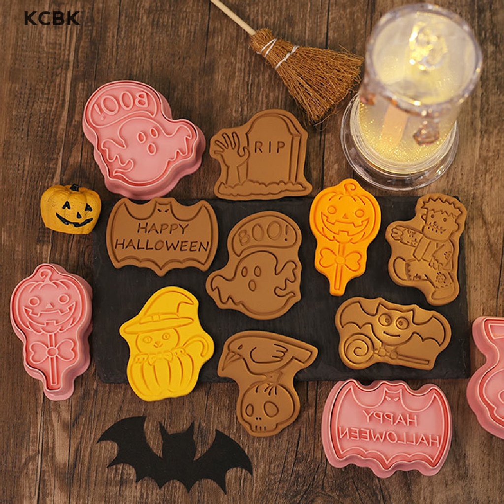 Bộ 8 Khuôn Cắt Bánh Quy Chủ Đề Halloween