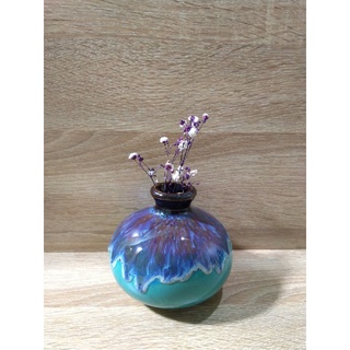 Lọ hoa decor mini hỏa biến - Gốm sứ Bát Tràng