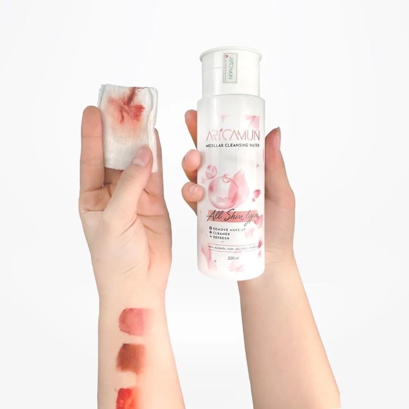 Nước tẩy trang làm sạch da Aricamun - Micellar Cleansing Water