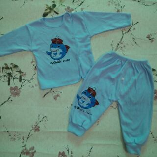 Bộ nỉ cotton Jou hình thú