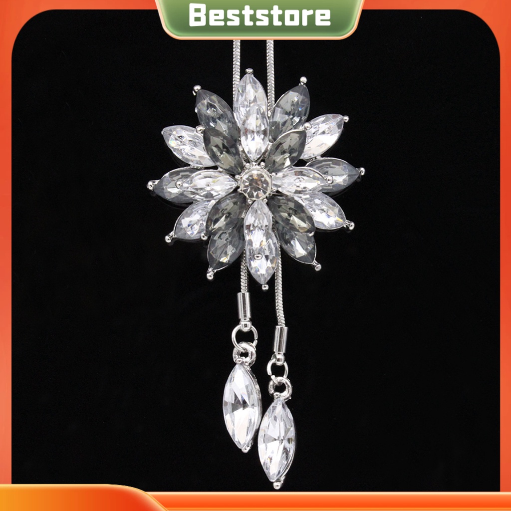 Dây chuyền mặt kiểu dáng hoa tuyết đính đá pha lê thời trang cho nữ