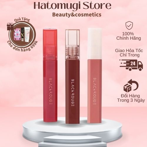 Son Bóng Black Rouge Half N Half Water Glow / Son Kem Lì Mịn Black Rouge Half N Half Water Velvet (HV_ HG)