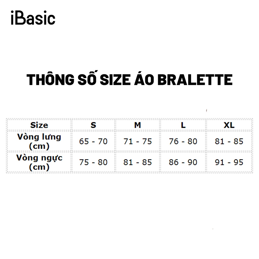 Áo ngực bralette ren mỏng dây chéo ngực iBasic BRAY045