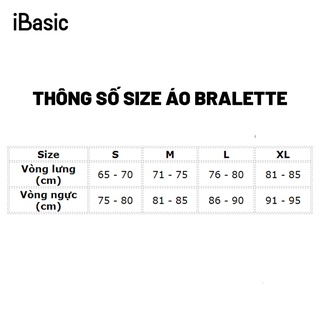 Áo bralette iBasic ren iBasic BRAW094