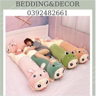Gấu bông gối ôm lợn biến hình hàng nhập cao cấp