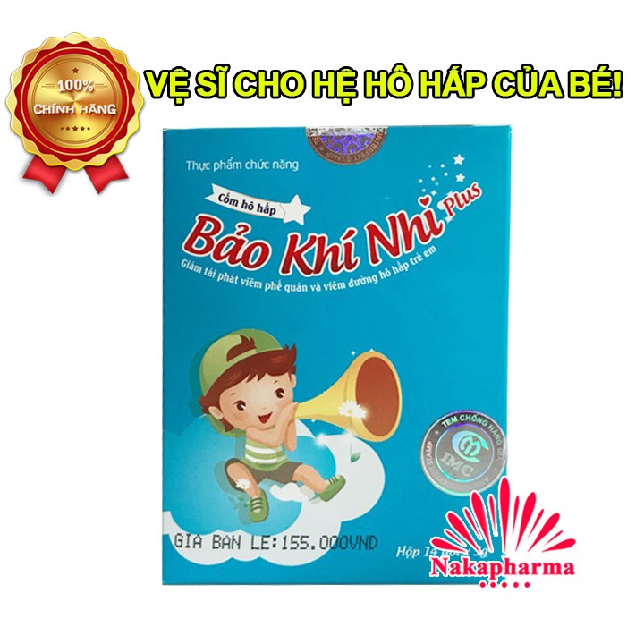 ✅ [6 TẶNG 1] Cốm hô hấp Bảo Khí Nhi - Ngừa viêm phổi, viêm phế quản, ho đờm, tăng sức khỏe đường hô hấp