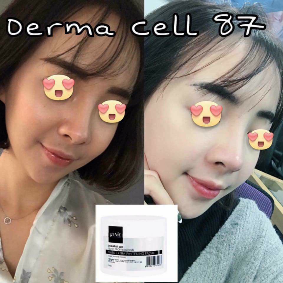 Mặt nạ ủ trắng nhau thai cừu Genie Derma87 Cell Hàn Quốc