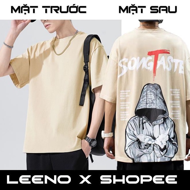 Áo thun nam tay lỡ SONG TASTE áo phông 100% cotton cao cấp Leeno | BigBuy360 - bigbuy360.vn