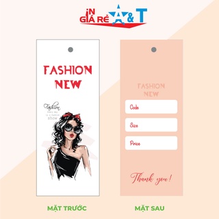 Mác quần áo, tag quần áo 100 cái