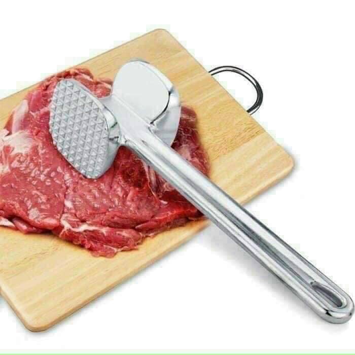 Búa dập thịt, dập tỏi đa năng 2 mặt Loại to