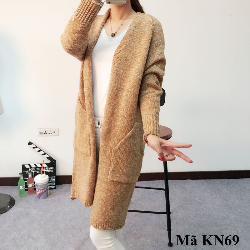 Hot Áo khoác len cardigan nữ KN68 KN69