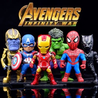 🔥 Set 6 & 8 Mô Hình Siêu Anh Hùng Avengers Q 9->10cm 🔥