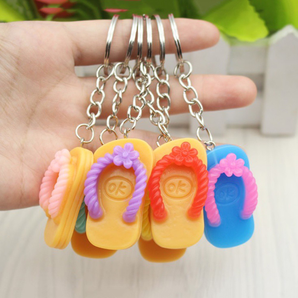 VANES1 Creative Keyring Women Pendant Key Chain Cute 1pc Shoes Novelty Keychains