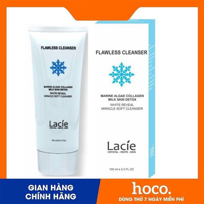 Sữa Rửa Mặt Sinh Học Collagen Tảo Biển- Lacie FLAWLESS CLEANSER 100ml | BigBuy360 - bigbuy360.vn