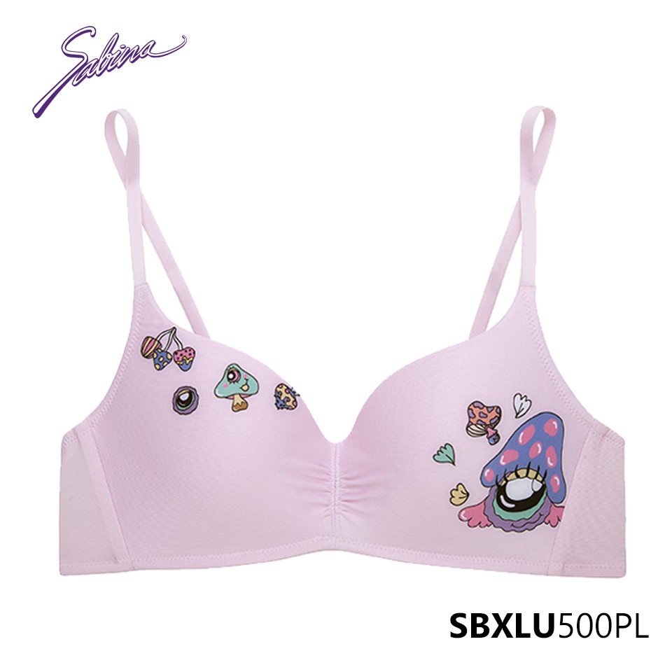 Combo Áo Lót Mút Mỏng Và Quần Đồng Bộ Hồng Nhạt Phối Hoa Văn Ano Collection By Sabina SBXLU500PL+SUXLU500PL | BigBuy360 - bigbuy360.vn