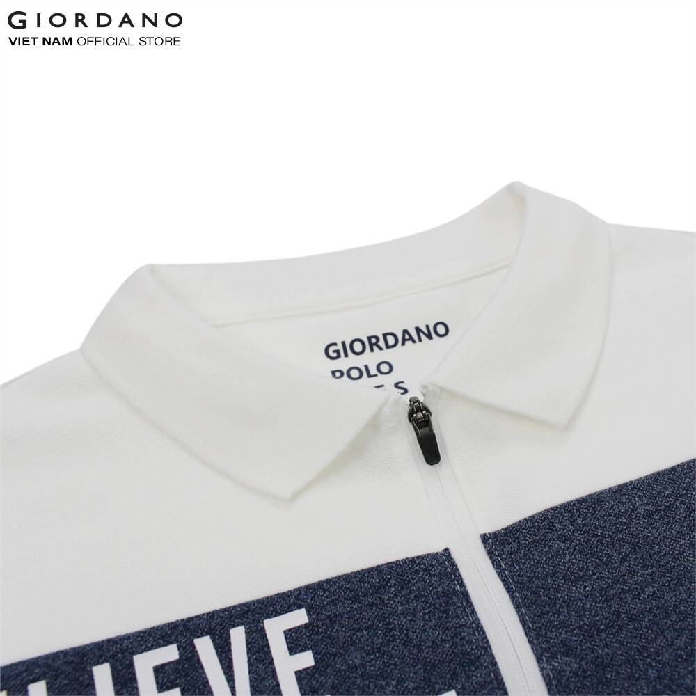 [Mã WABRWM12 giảm 10% đơn 99K] Áo Thun Có Cổ Nam Ngắn Tay Polo Giordano 01011302 | BigBuy360 - bigbuy360.vn