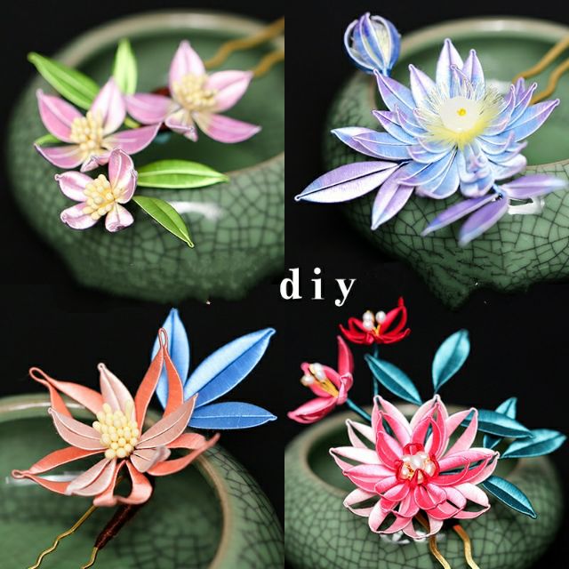 Nguyên liệu DIY làm trâm cài tóc cổ trang